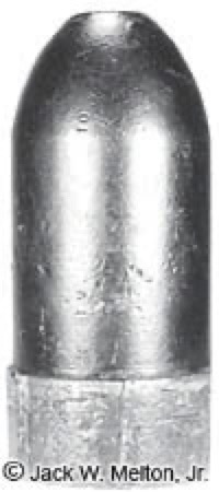 10-pounder Parrott Experimental Bolt Lead Sabot