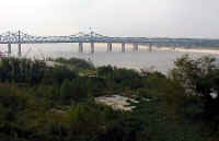 Looking out over the Mississippi